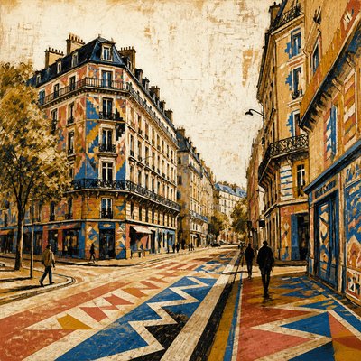South African Art Style Style Transfer Example