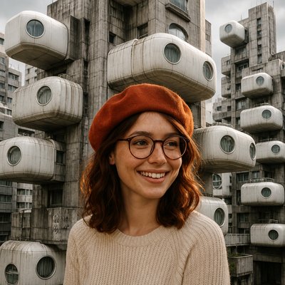 Metabolist Architecture Style Transfer Example