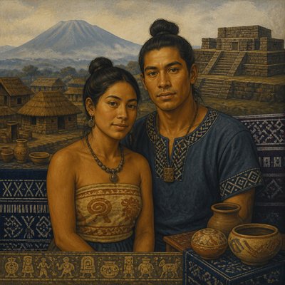 portrait of two people together