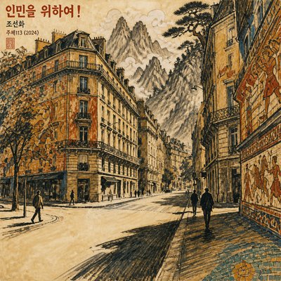 North Korean Art Style Style Transfer Example