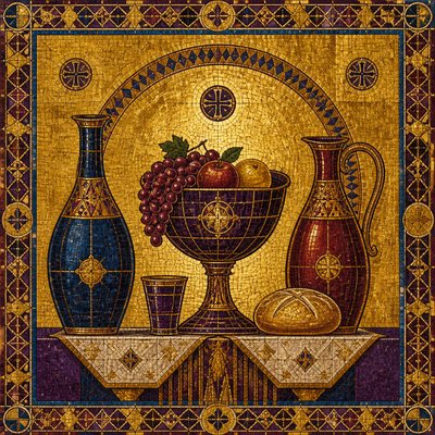 still life with everyday objects