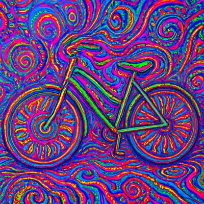 bicyle resting against a wall