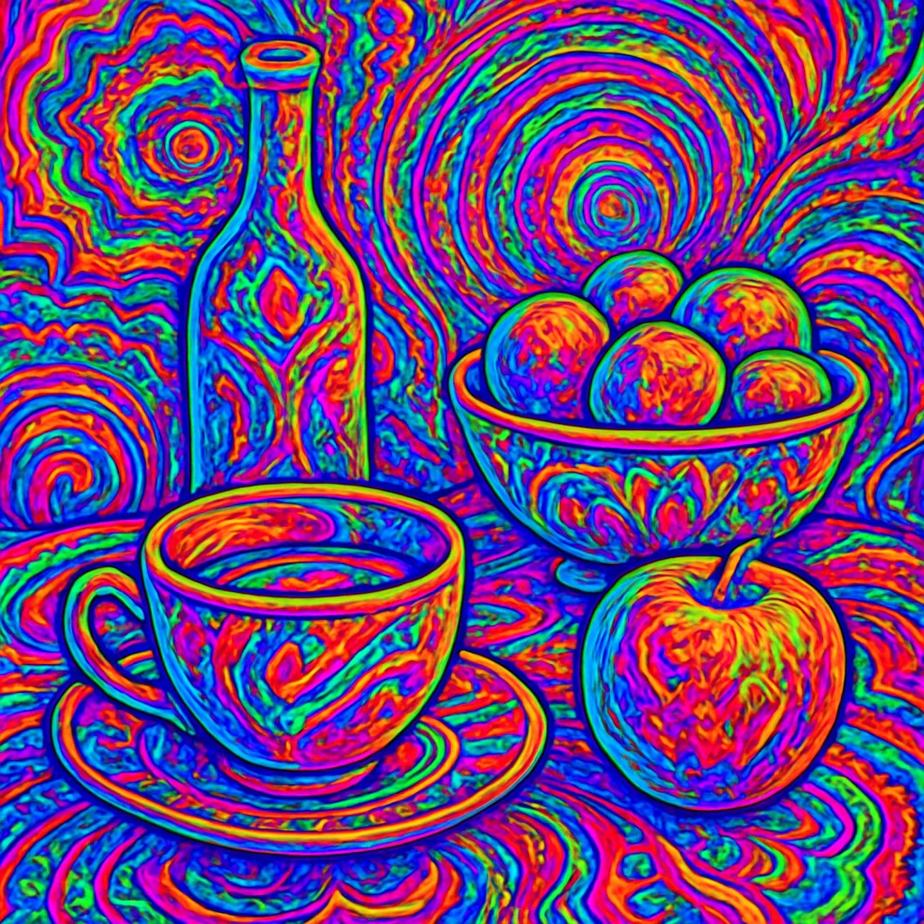 still life with everyday objects