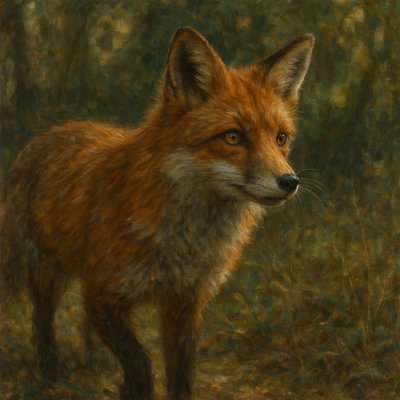 Wildlife Nature Art Style Transfer Example