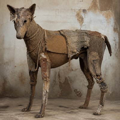 animal standing in natural pose