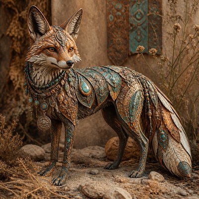 animal standing in natural pose