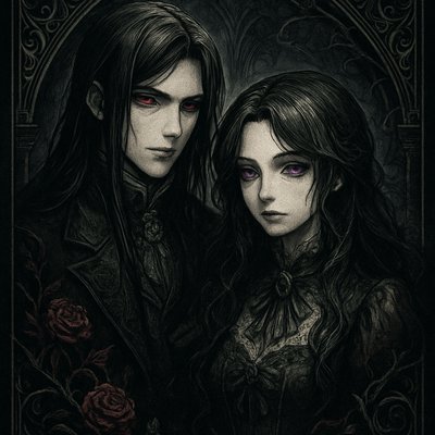 portrait of two people together
