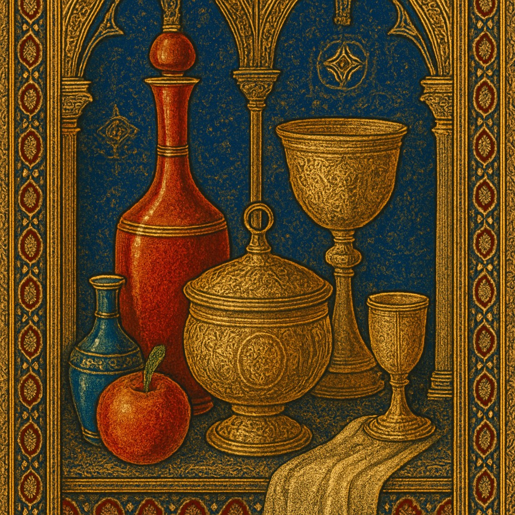 still life with everyday objects