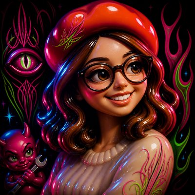 Lowbrow Art Style Style Transfer Example