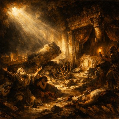 “A Psalm of Asaph. O God, the heathen are come into thine inheritance; thy holy temple have they defiled; they have laid Jerusalem on heaps.” (Psalms 79:1, KJV)
