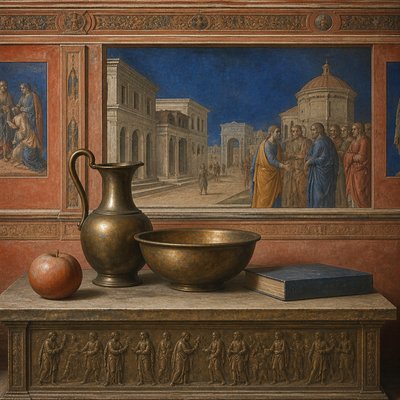 still life with everyday objects — Padua Art Style