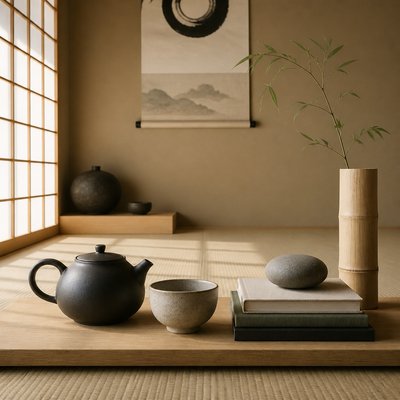 still life with everyday objects