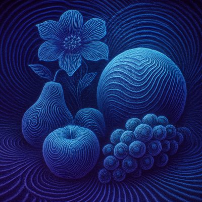 still life arrangement of fruits and flowers