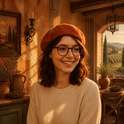 Tuscan Interior Design Style Transfer Example
