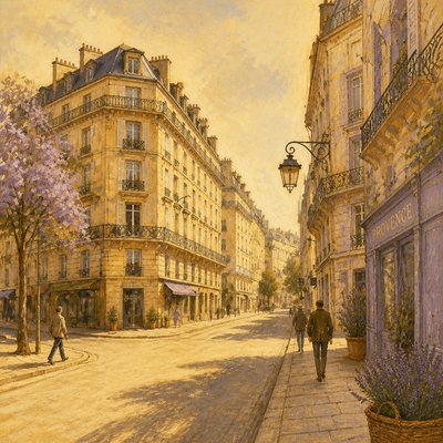 French Country Interior Design Style Transfer Example