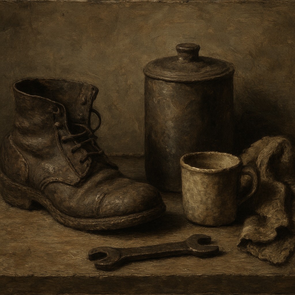 still life with everyday objects
