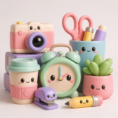 still life with everyday objects