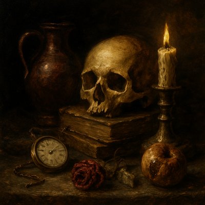 still life with everyday objects
