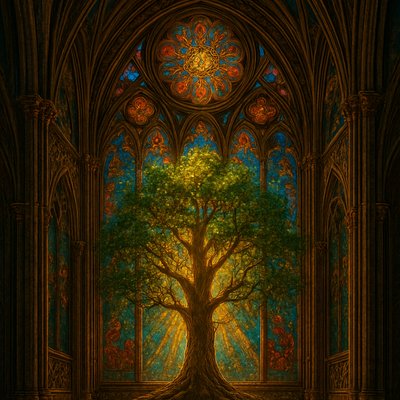 a tree in nature