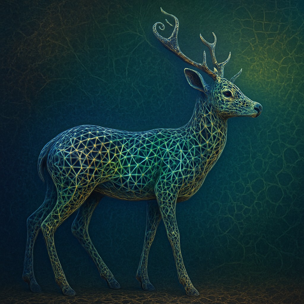 animal standing in natural pose