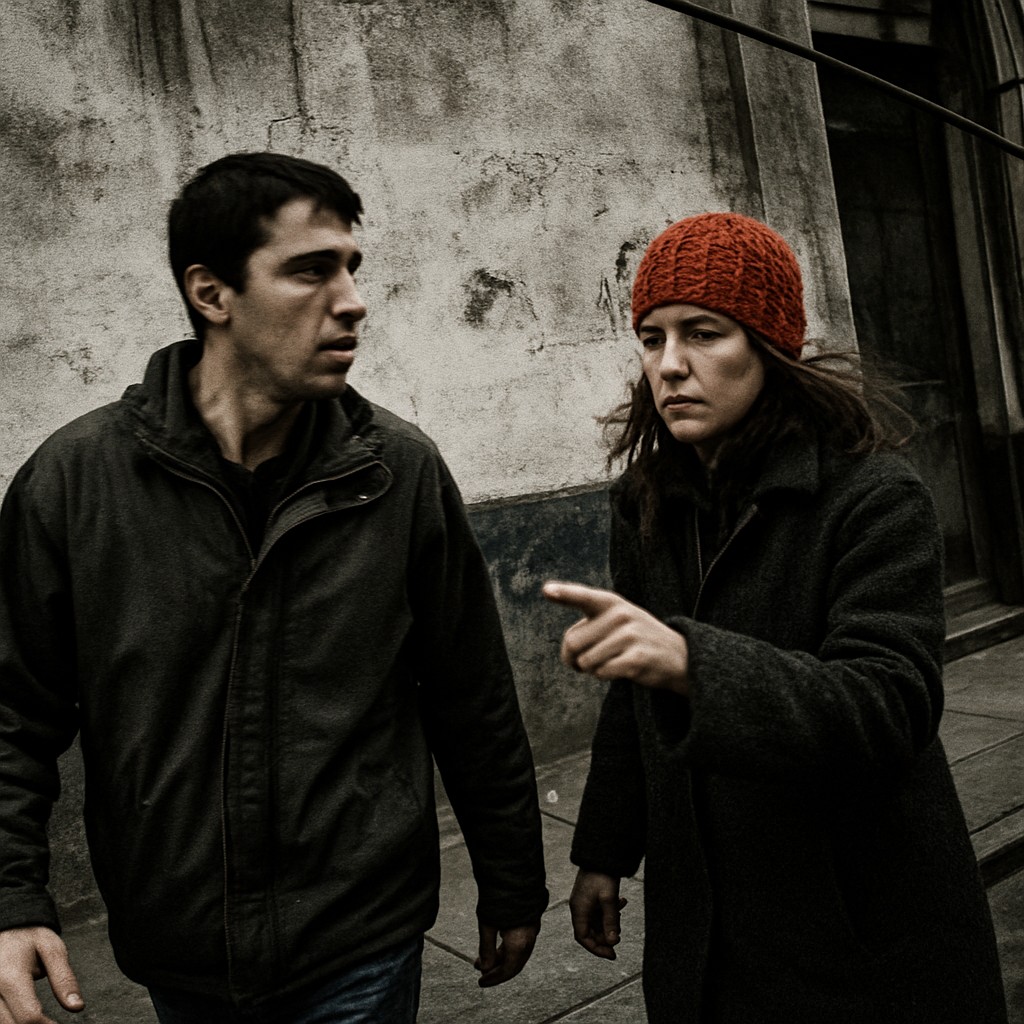 portrait of two people together