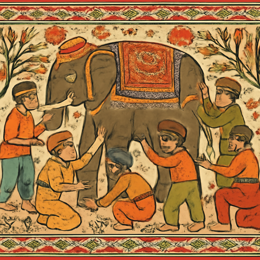 It was six men of Indostan to learning much inclined, who went to see the elephant, though all of them were blind, that each by observation might satisfy his mind.