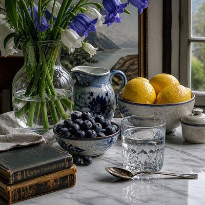 still life with everyday objects
