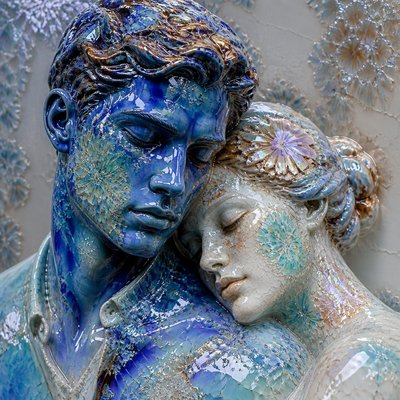 portrait of two people together