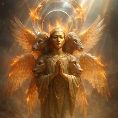 ezekiel 1:1-28 create the angel described in these verses