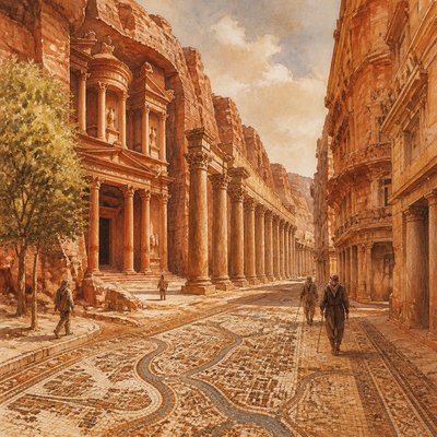 Jordanian Art Style Style Transfer Example