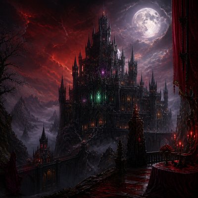 majestic castle on a hilltop