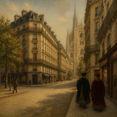 Milan Art Style Style Transfer Example