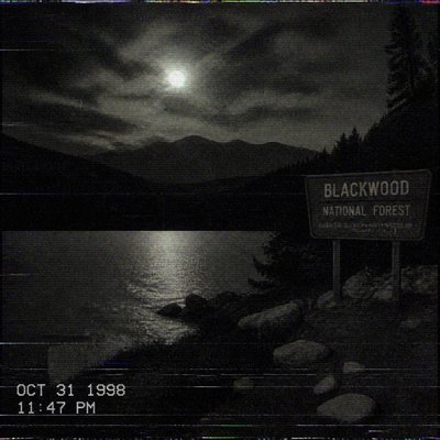 wide landscape with natural scenery — Analog Horror Aesthetic