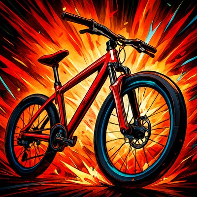 bicyle resting against a wall