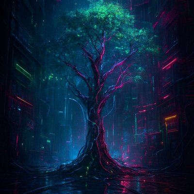 a tree in nature