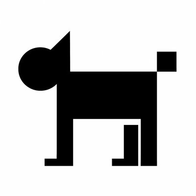 animal standing in natural pose