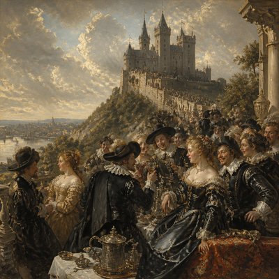 majestic castle on a hilltop