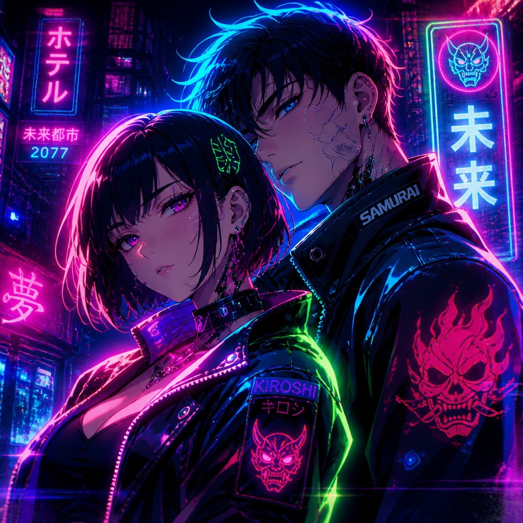 portrait of two people together