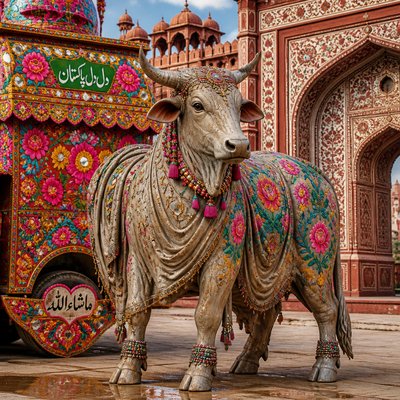 animal standing in natural pose