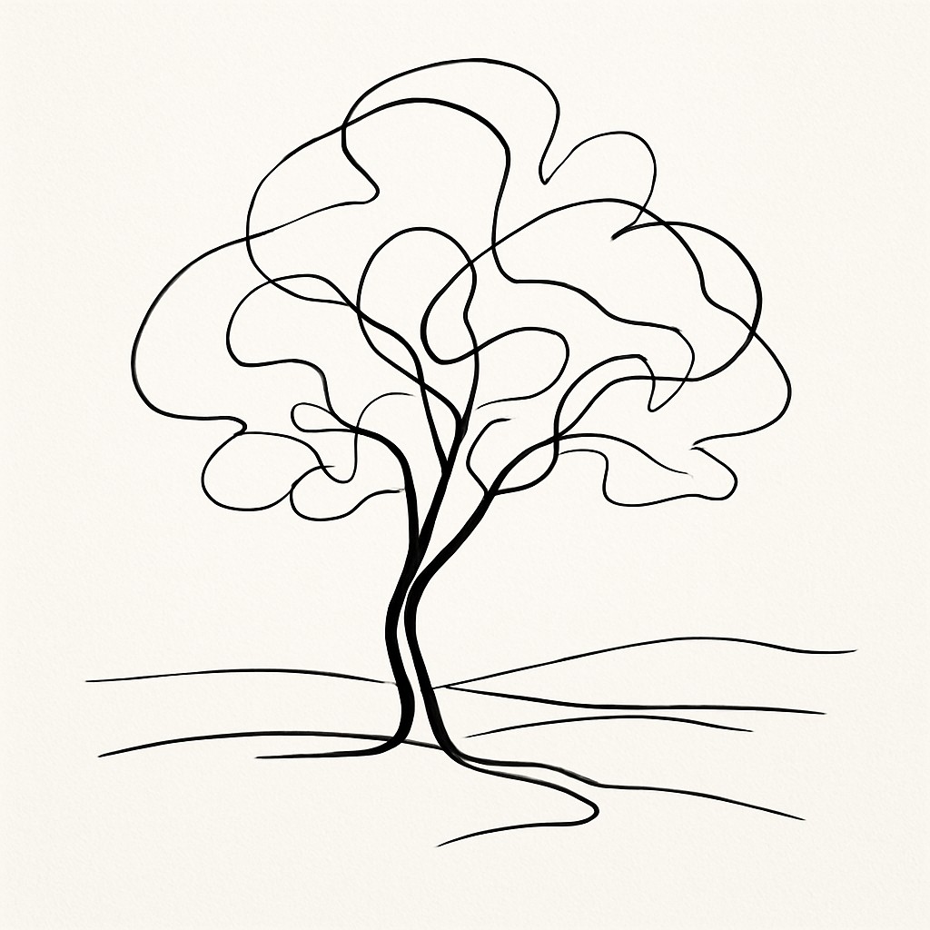 a tree in nature