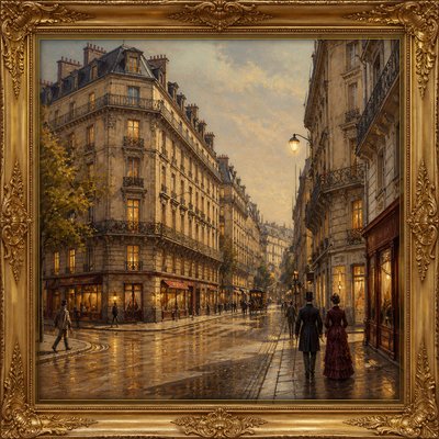Victorian Art Style Style Transfer Example