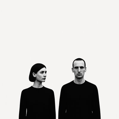 portrait of two people together