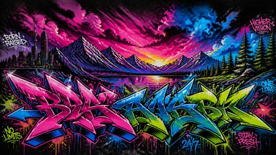 sweeping panoramic landscape with a dramatic sky