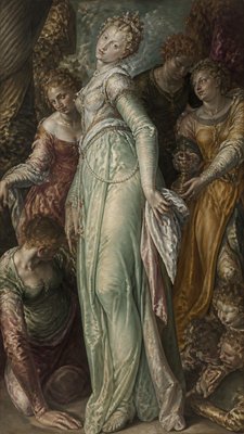 full-length portrait of an elegant figure