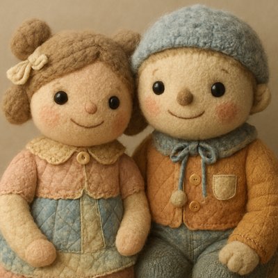 portrait of two people together