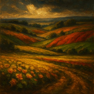 Beautiful, vibrant fields