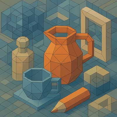 still life with everyday objects