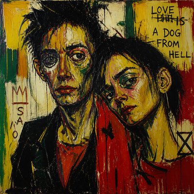 portrait of two people together