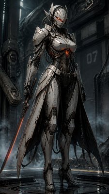 full-length portrait of an elegant figure