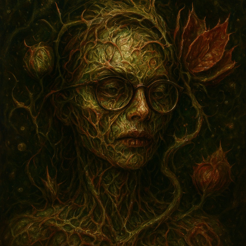 Botanical Nightmare Surrealism Art Style Style Transfer Example